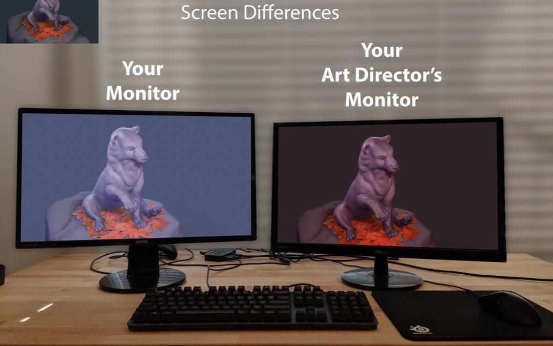screen differences monitor colors - Purple Pixel Design Agency