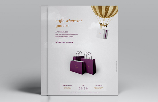 Purple Pixel Design Group - ads for marketing - Shop Zeze case study - ecommerce web design agency